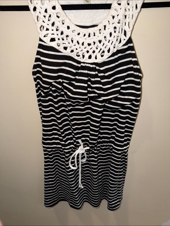 Ya Los Angeles Tops - Vintage Ya Los Angeles White Crochet Knit Women’s Top